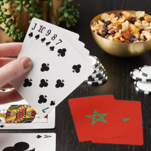 Marocko flagga casinokort