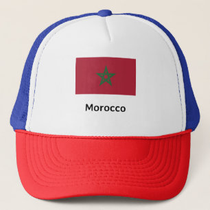 Marocko Flagga Keps