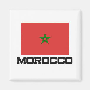 Marocko flagga magnet