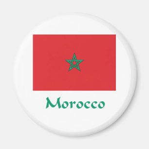 Marocko flagga magnet