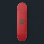 Marocko Flagga Mini Skateboard Bräda 18,5 Cm<br><div class="desc">Marockos patriotiska flagga.</div>