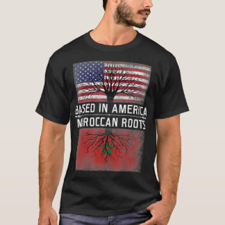 Marocko Flagga Moorish American Flagga Moorish Fla T Shirt