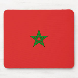 Marocko Flagga Mousepad Musmatta