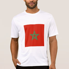 Marocko flagga t shirt