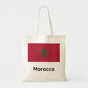 Marocko Flagga Tygkasse