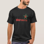 Marocko Flagga Vintage Manar Women Kids MOROCCO T Shirt<br><div class="desc">Marocko Flagga Vintage Manar Women Kids MOROCCO</div>