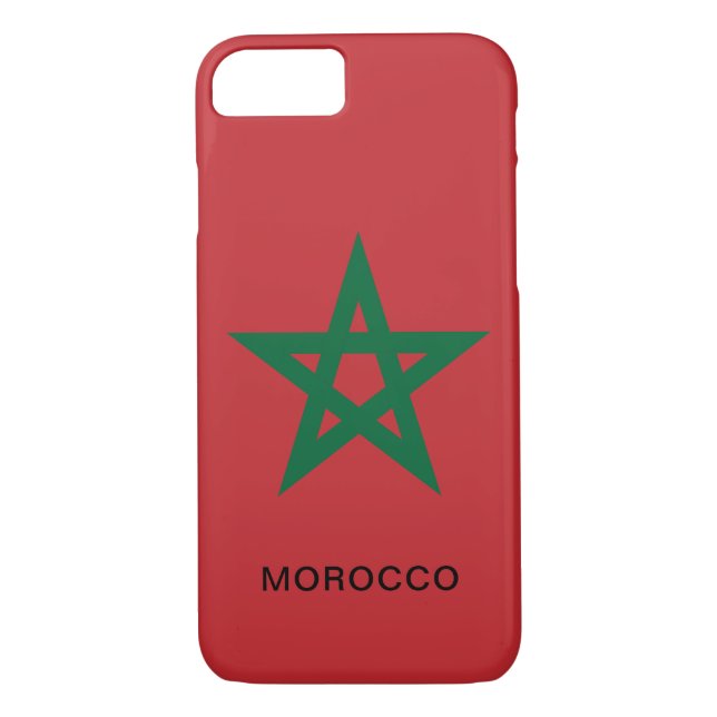 Marocko flaggaiphone case Case-Mate iPhone skal (Baksida)