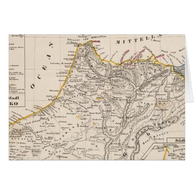 Marocko Hälsningskort (Framsidan Horizontal)