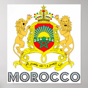 Marocko Jackar om Arm Poster