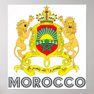 Marocko Jackar om Arm Poster