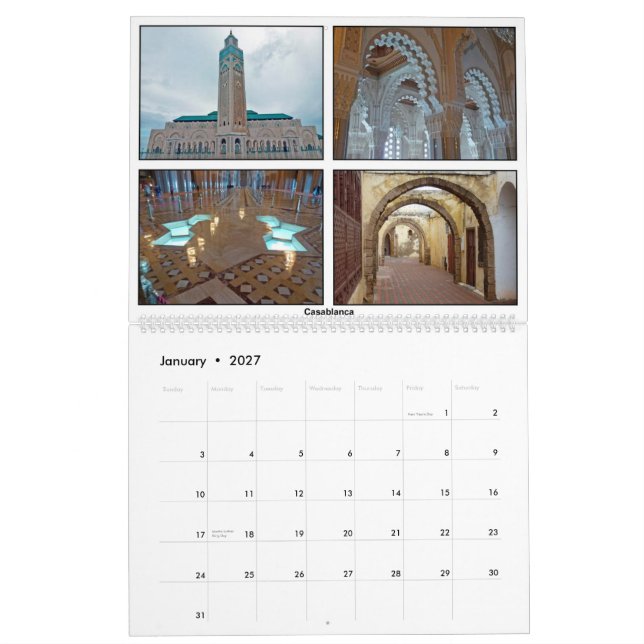 Marocko kalender (Jan 2027)