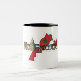 Marocko Karta Tea Mugg - stolt över att ha slutit