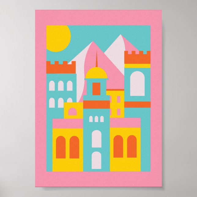 Marocko Kids Room Decor Poster (Framsidan)