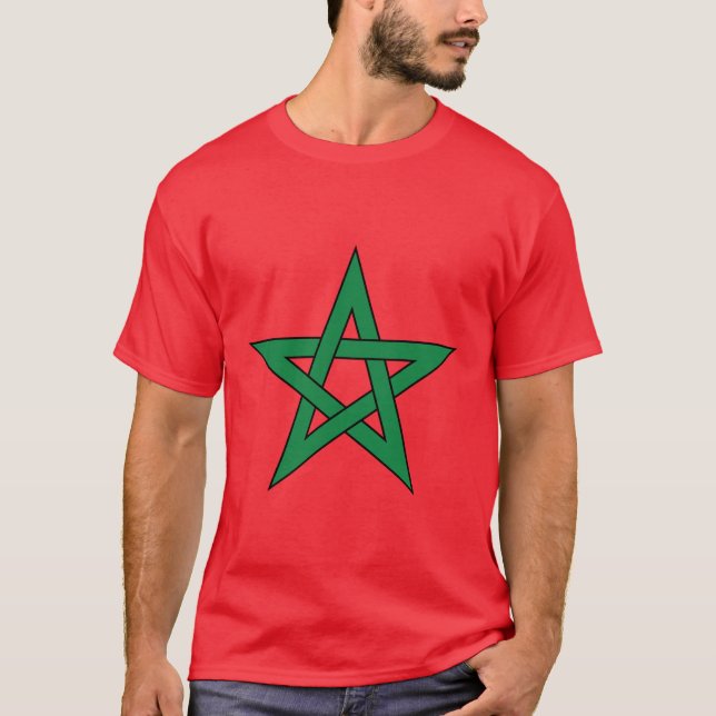 Marocko manar T-Shirt. T-shirt (Framsida)