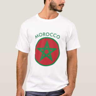 Marocko - Marockansk Flagga T-Shirt. T-shirt