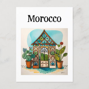 Marocko Marrakech Vykort