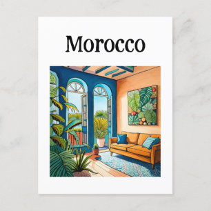 Marocko Marrakech Vykort