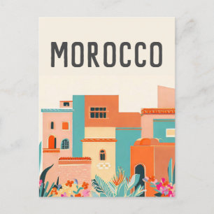 Marocko Marrakech Vykort