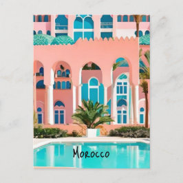 Marocko Marrakech Vykort