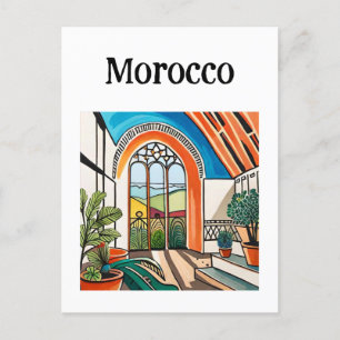 Marocko Marrakech Vykort