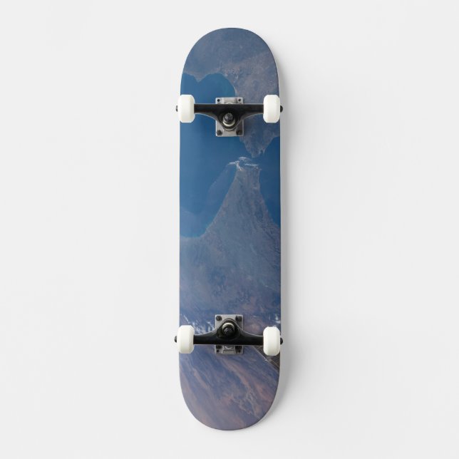 Marocko och Spanien. Mini Skateboard Bräda 18,5 Cm (Framsida)