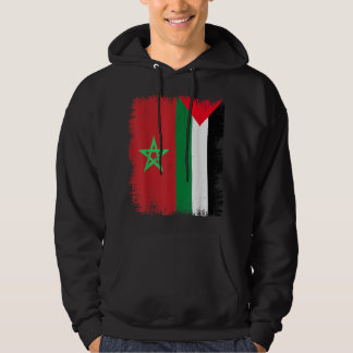 Marocko Palestina Hoodie
