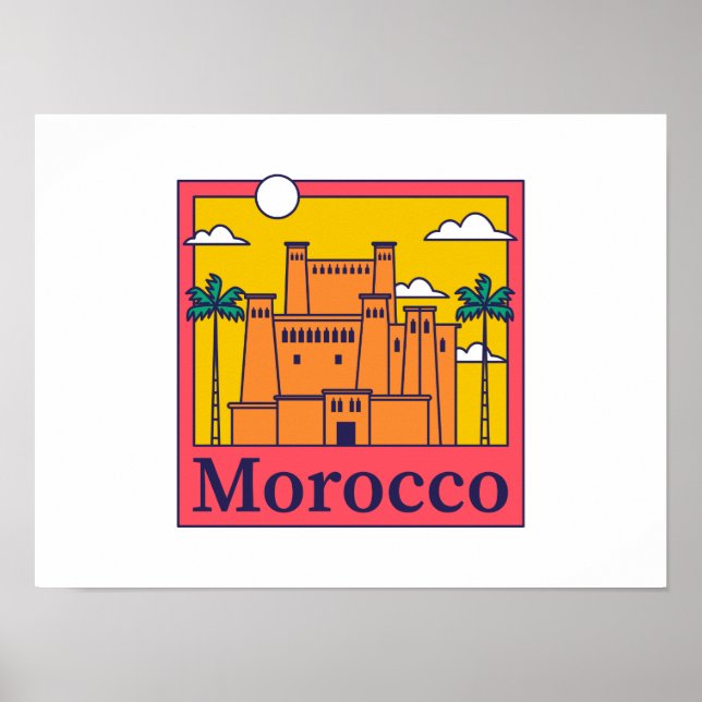 Marocko Poster (Framsidan)