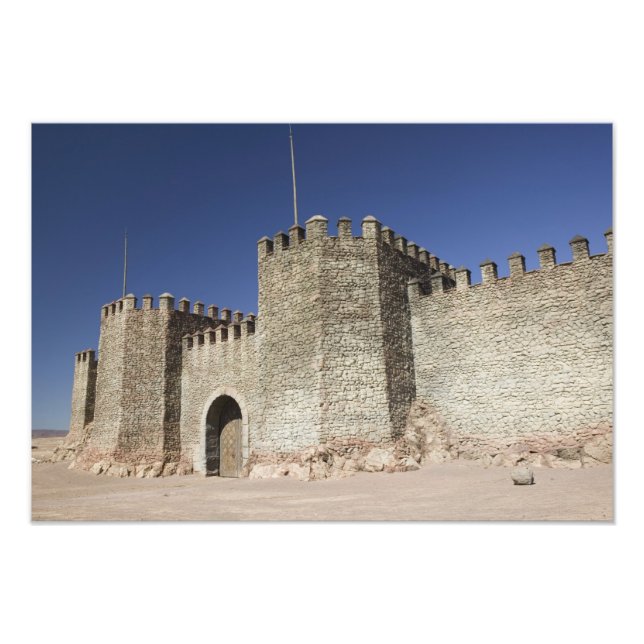 MAROCKO, söder om Höga Atlas, OUARZAZATE: Fototryck (Framsidan)