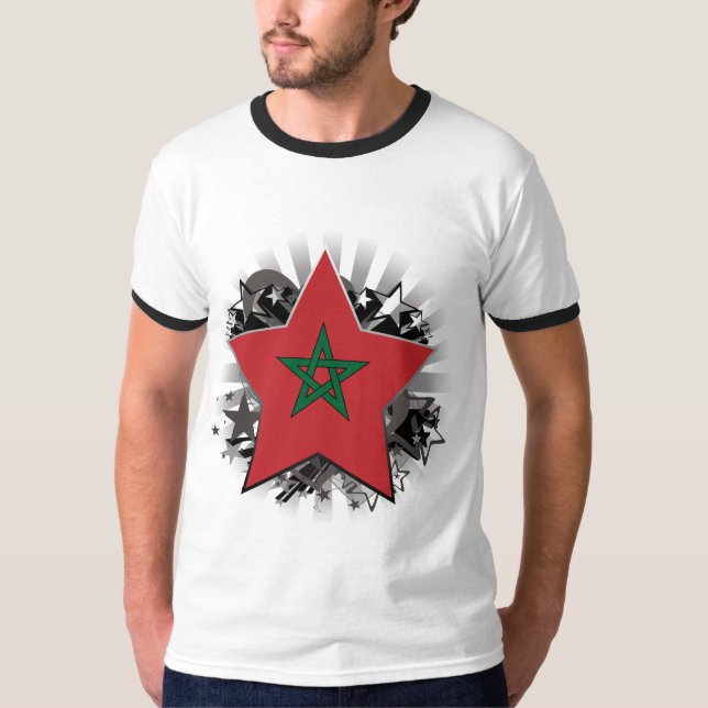 Marocko stjärna tee shirt (Framsida)