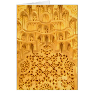 Marocko strukturer hälsningskort