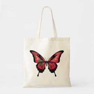 Marocko Swallowtail Butterfly Flagga Tygkasse