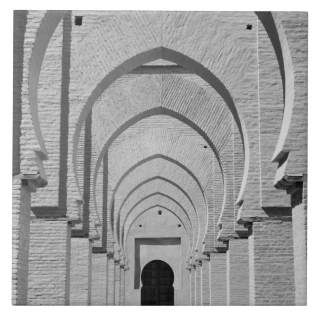 MAROCKO, Tizi, N, Test Pass Road, TIN MAL: Kakelplatta (Framsidan)