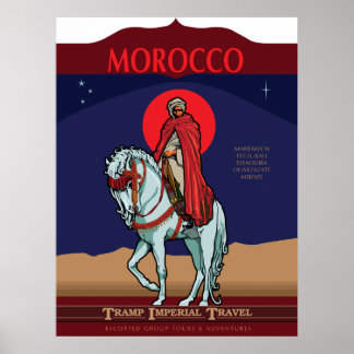 Marocko Travel Poster