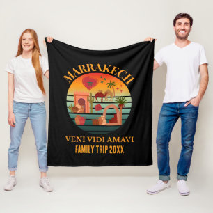 Marocko Veni Vidi Amavi Group Vacation MARAKKESH Fleecefilt