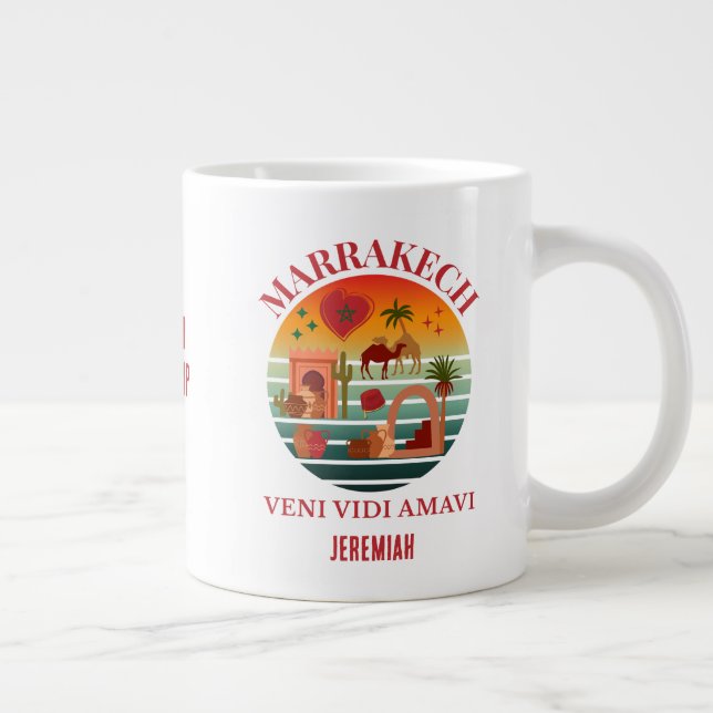 Marocko Veni Vidi Amavi Group Vacation MARAKKESH Jumbo Mugg (Höger)