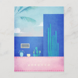 Marocko Vintage resor Poster - vykort