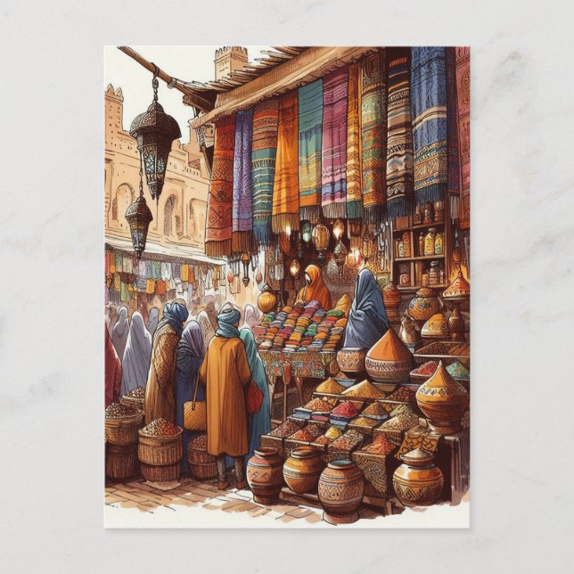 Marocko Vykort (Framsida)