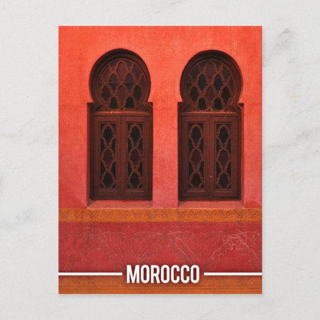 Marockos arkitektur, Marrakech City Marocko Vykort (Framsida)