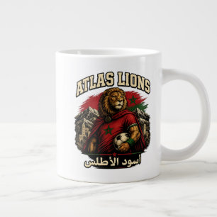 Marockos Atlas Lions Supporter   Vintage Mor Mugg  Jumbo Mugg
