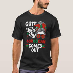Marockos Flagga Cute till min marockanska framtid T Shirt