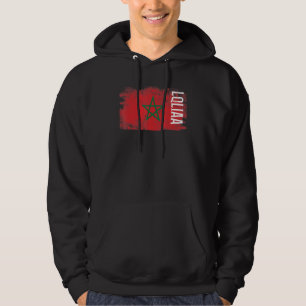 Marockos Flagga för marockanerna Manar Women Kids Hoodie