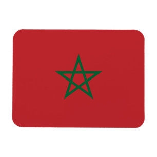 Marockos flagga magnet
