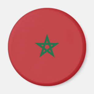 Marockos flagga magnet