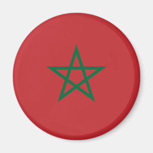 Marockos flagga magnet
