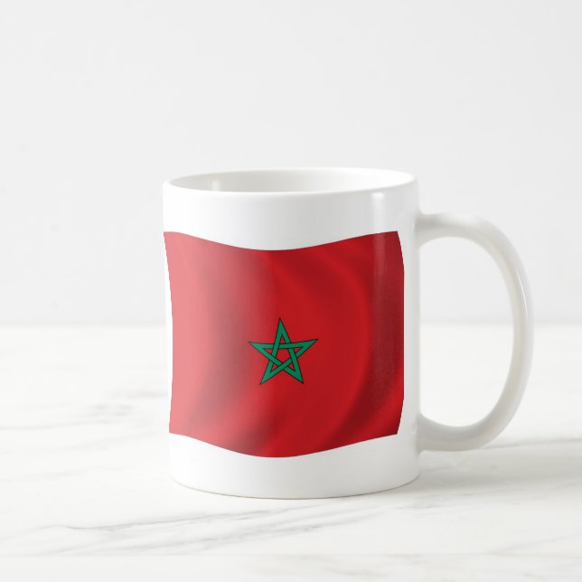 Marockos flagga mugg (Höger)