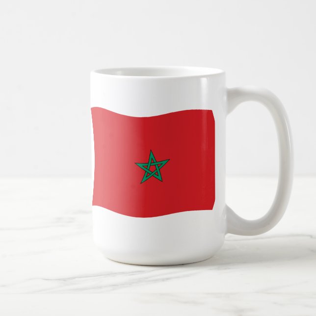 Marockos flagga mugg (Höger)