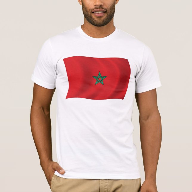 Marockos Flagga Tröja (Framsida)