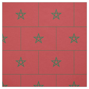 Marockos flagga tyg