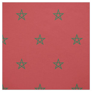 Marockos flagga tyg