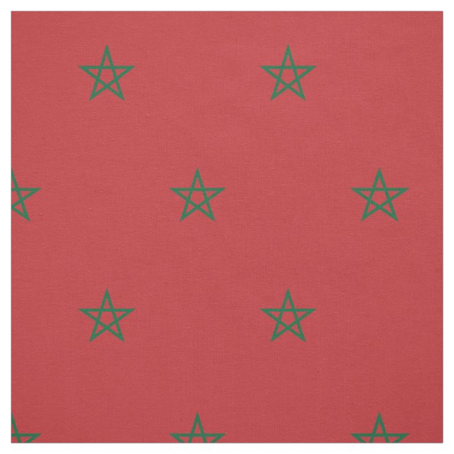 Marockos flagga tyg (Provkarta)